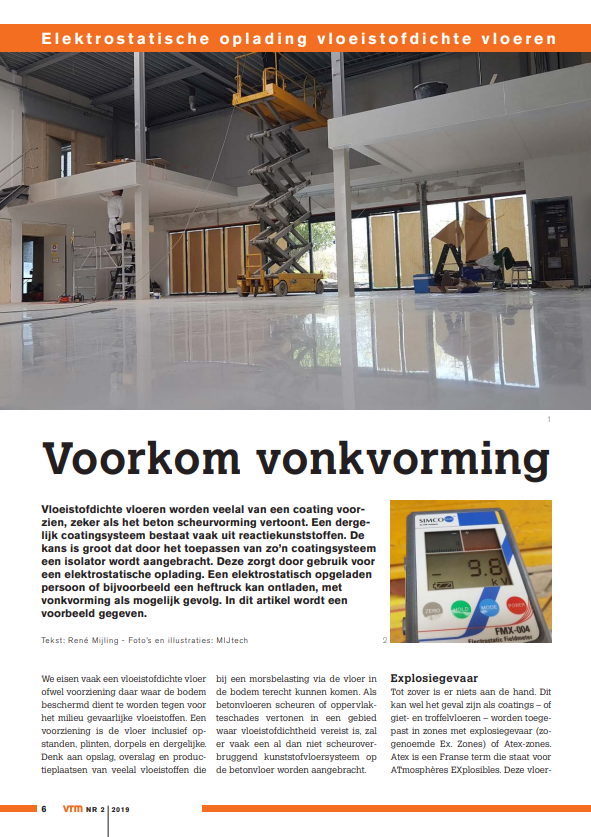 Voorkom Elektrostatische oplading ESD & ATEX