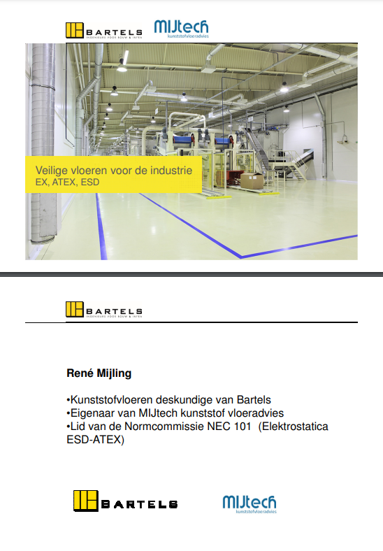 Veilige vloeren Industrie ESD & Atex